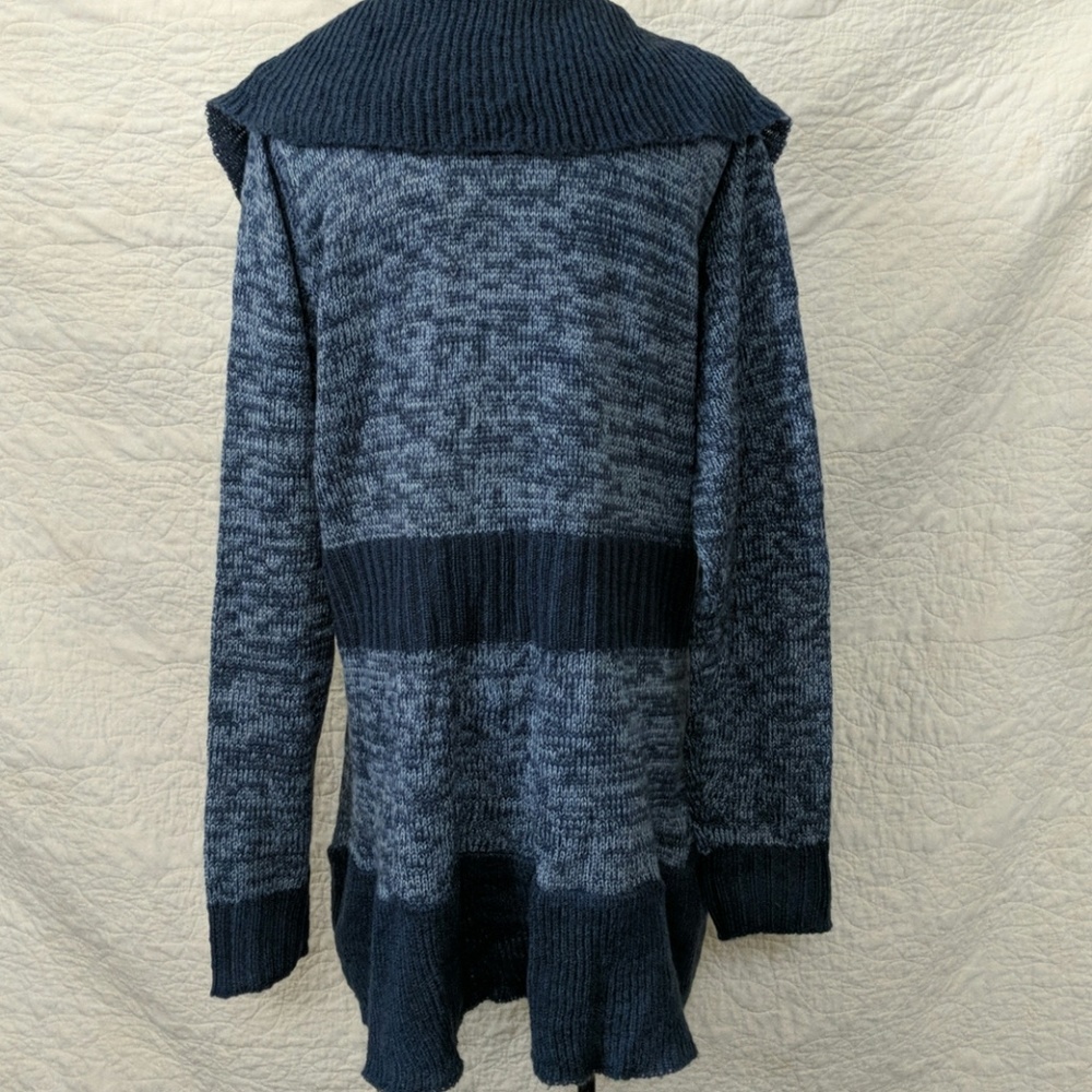 Xtra touch ruffle cardigan sweater - Picture 3 of 6